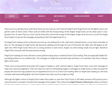 Tablet Screenshot of angelvisionary.com